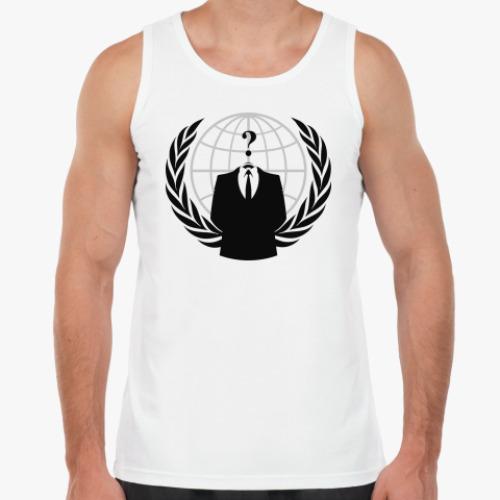 Майка с принтом Anonymous