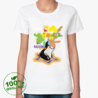 Женская футболка органик