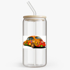 Банка с бамбуковой крышкой