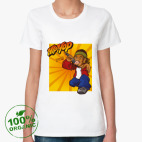 Женская футболка органик