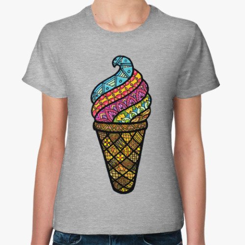 Женская футболка Мороженка