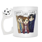 Кружка с футбольным мячиком