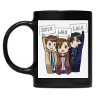 Кружка цветная UV-DTF