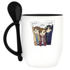 Кружка с ложкой