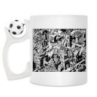 Кружка с футбольным мячиком