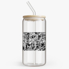 Банка с бамбуковой крышкой