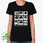 Женская футболка органик