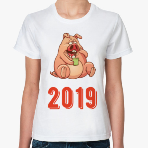 Классическая футболка Fat Pig 2019