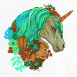 Единорог в цветах