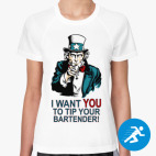 Женская спортивная футболка