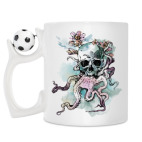 Кружка с футбольным мячиком