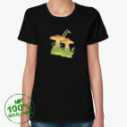 Женская футболка органик