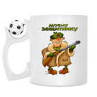 Кружка с футбольным мячиком