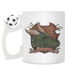 Кружка с футбольным мячиком