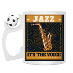 Кружка с футбольным мячиком