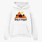 Толстовка худи оверсайз