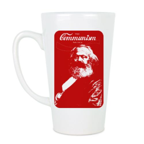 Чашка Латте Enjoy communism - trade Marx