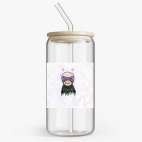 Банка с бамбуковой крышкой