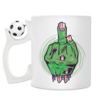 Кружка с футбольным мячиком