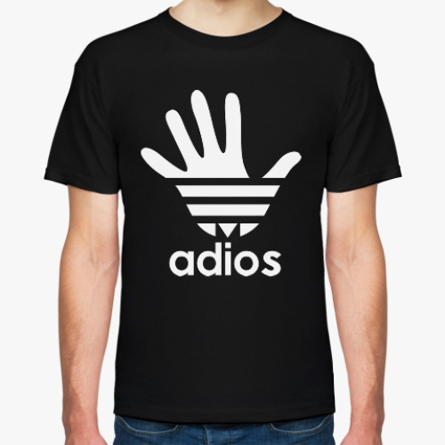 Футболка с принтом Adios