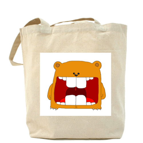 Сумка шоппер с принтом Хома