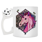 Кружка с футбольным мячиком