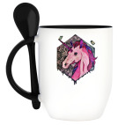 Кружка с ложкой