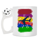 Кружка с футбольным мячиком