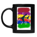 Кружка цветная UV-DTF