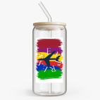 Банка с бамбуковой крышкой