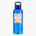 Прозрачная спортивная бутылка