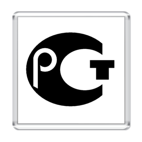 Магнит с принтом Ростест