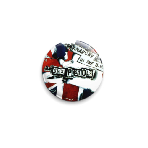 Значок 25мм с принтом Sex Pistols