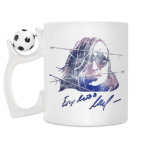 Кружка с футбольным мячиком