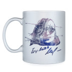 Кружка серебристая Егор Летов -ГрОб