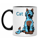 Кружка двухцветная