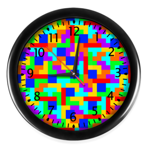Настенные часы Tetris time (тетрис)