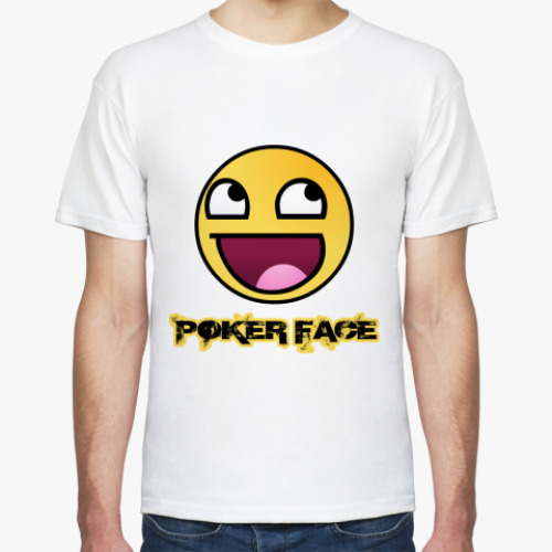 Футболка с принтом Poker Face