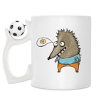 Кружка с футбольным мячиком