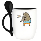 Кружка с ложкой