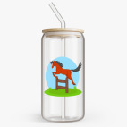 Банка с бамбуковой крышкой