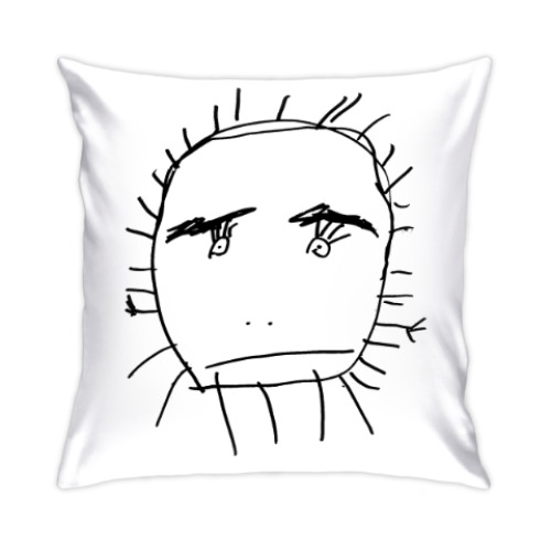 Подушка с принтом грустнямба