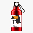 Металлическая бутылка 400 мл UV-DTF