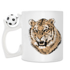 Кружка с футбольным мячиком