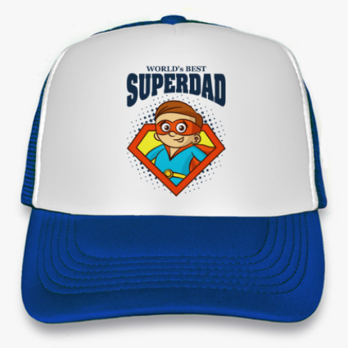 Кепка-тракер SUPERDAD world's best