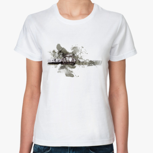 Классическая футболка с принтом VW