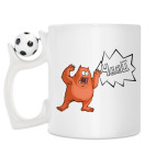 Кружка с футбольным мячиком