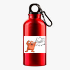 Металлическая бутылка 400 мл UV-DTF