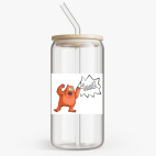 Банка с бамбуковой крышкой