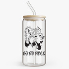 Банка с бамбуковой крышкой